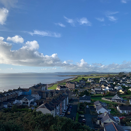 Paisaje de Cricieth
